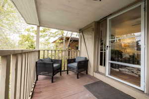 Apt. #3 Front covered deck