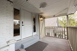 Apt. #4 Front Covered Deck