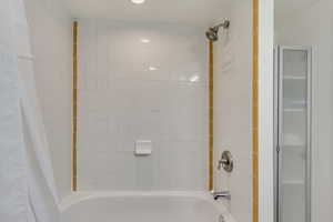 Apt. #5 Bathroom with shower / tub combo
