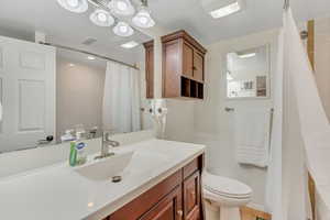 Apt. #2 Bathroom with shower/tub combo