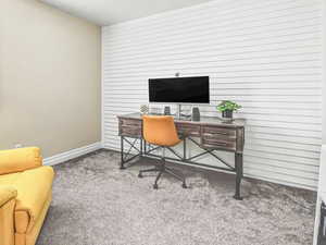 Bedroom #2 - Being used as a home office