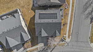 Aerial view of property and surrounding area