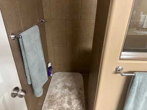 Bathroom with a shower