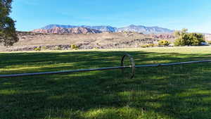 View of mountain background