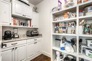 View of storage area