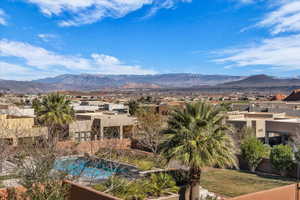 View of mountain backdrop