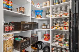 View of storage area