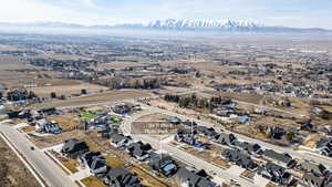 View of property location with nearby suburban area and a mountain backdrop