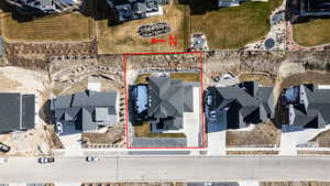 Map / location with property parcel outlined