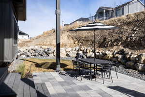 View of patio / terrace featuring outdoor dining area