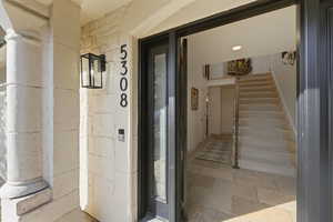 Entrance to property