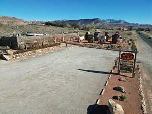 View of road with a mountain view