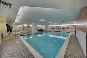 View of indoor pool