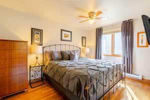 Primary suite with king size bed