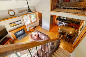 View from second level