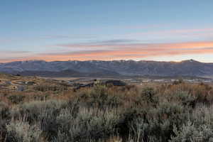 View of mountain background