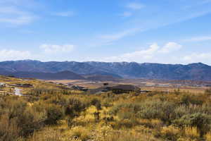 View of mountain background