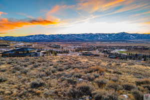 View of mountain backdrop