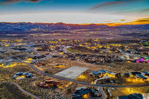 Bird's eye view of mountains