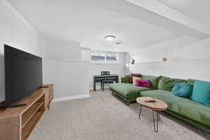 Downstairs living area