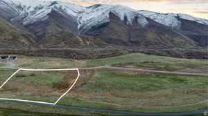 View of mountain background