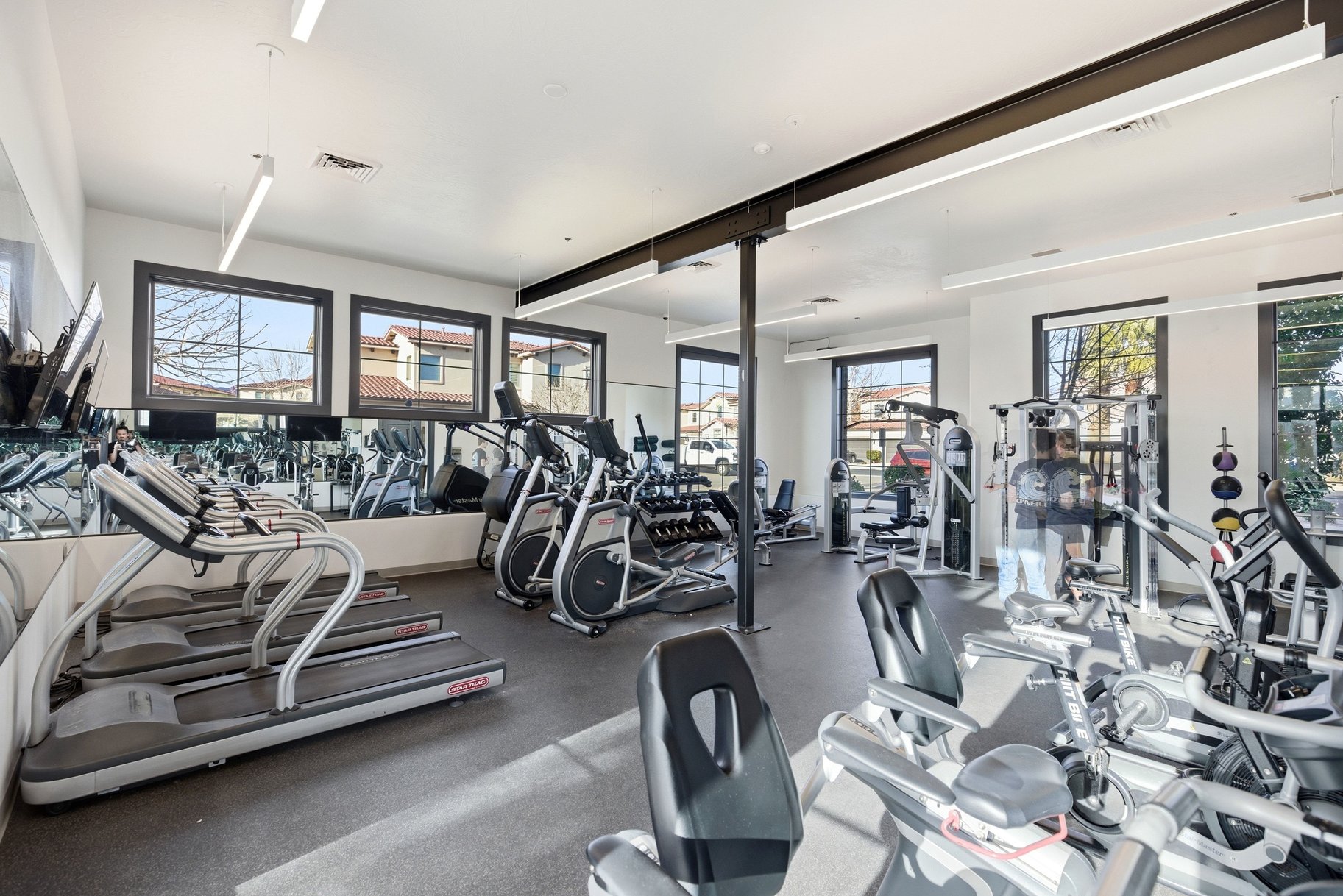 View of workout area