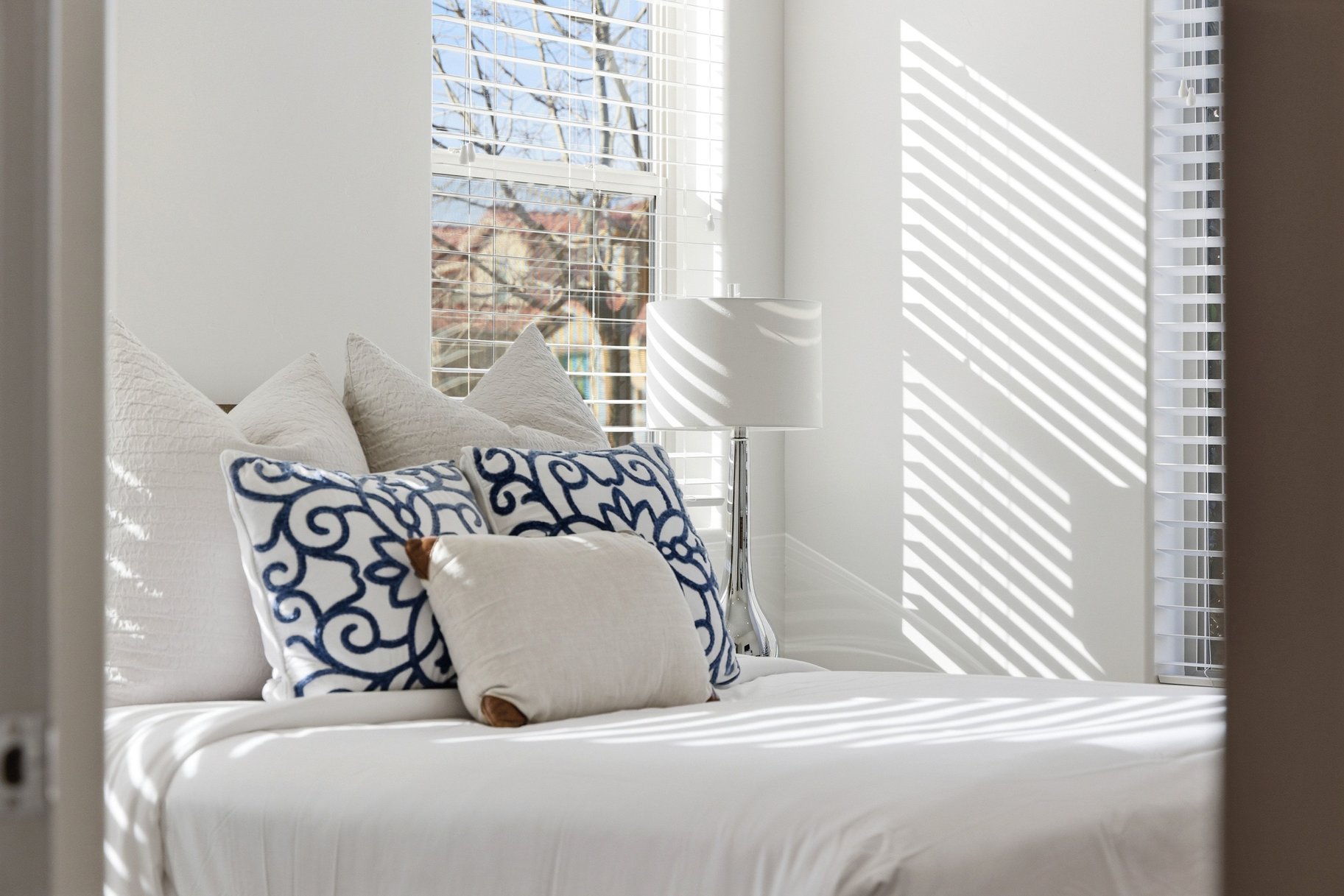 Bedroom featuring radiator