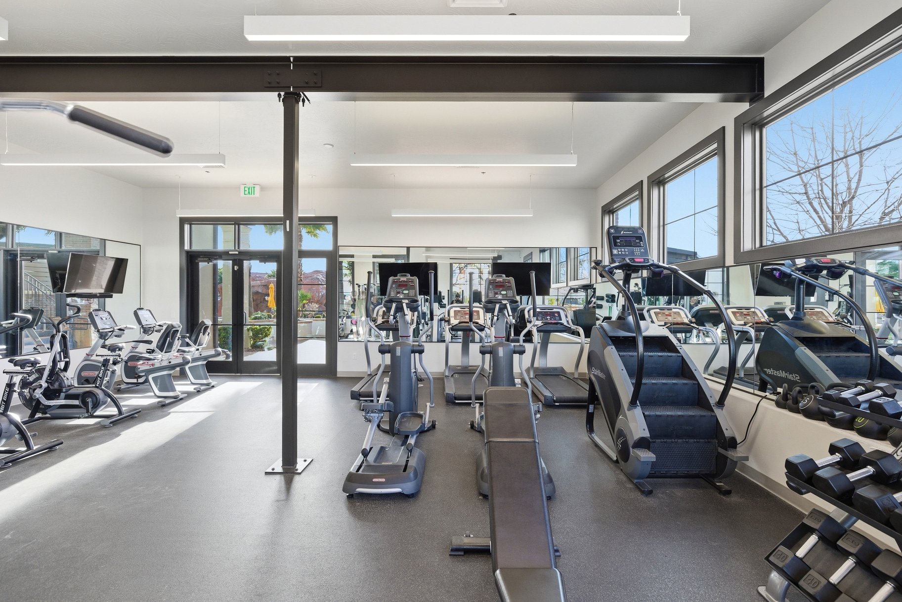 View of gym