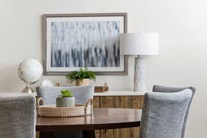 View of dining space