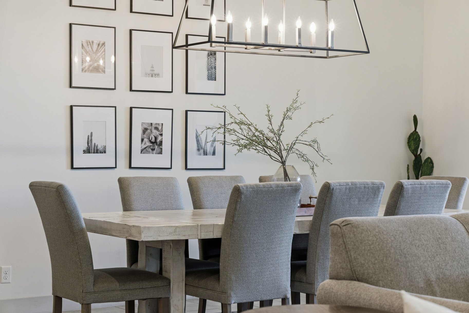 View of dining space
