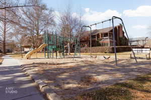 View of neighborhood playground