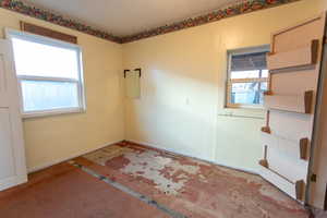 Empty room with baseboards