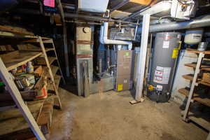 Utilities featuring water heater