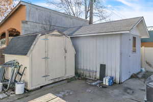 View of shed