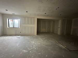 Family room with kitchenette