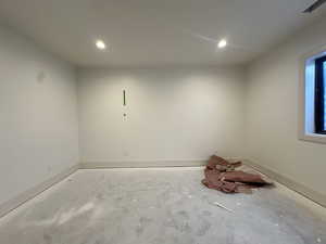 1 of 3 bedrooms in basement