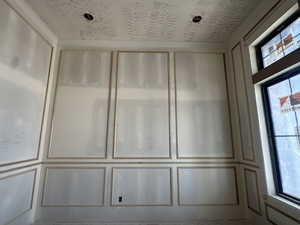 Detailed view of a decorative wall