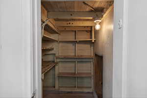View of storage area
