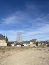 View of yard with a residential view