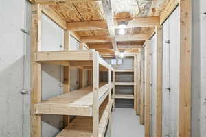 View of storage area