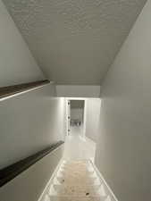 View going downstairs