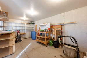 View of storage area
