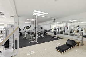 View of exercise room