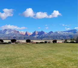 Mountain view featuring rural landscape