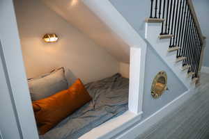 Nook under stairs