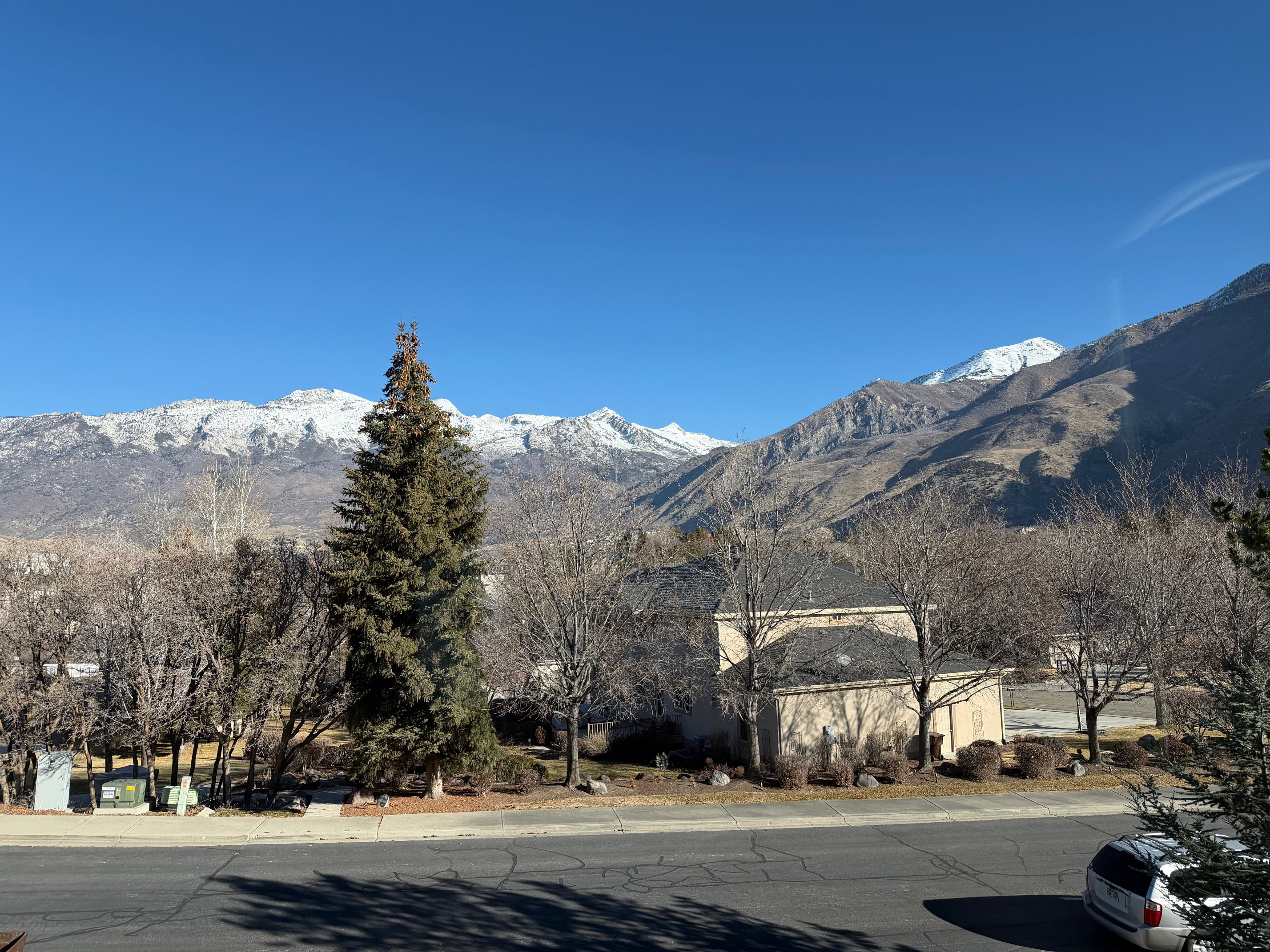 View of mountain backdrop
