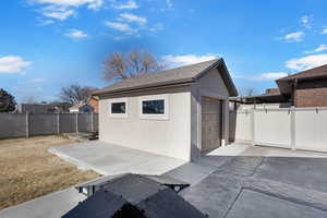 Extra bonus detached garage perfect for storage or a shop!