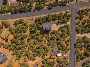 Aerial overview of property's location