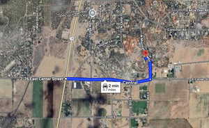 Map / location featuring property parcel outlined