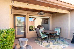 View of patio / terrace with outdoor dining area